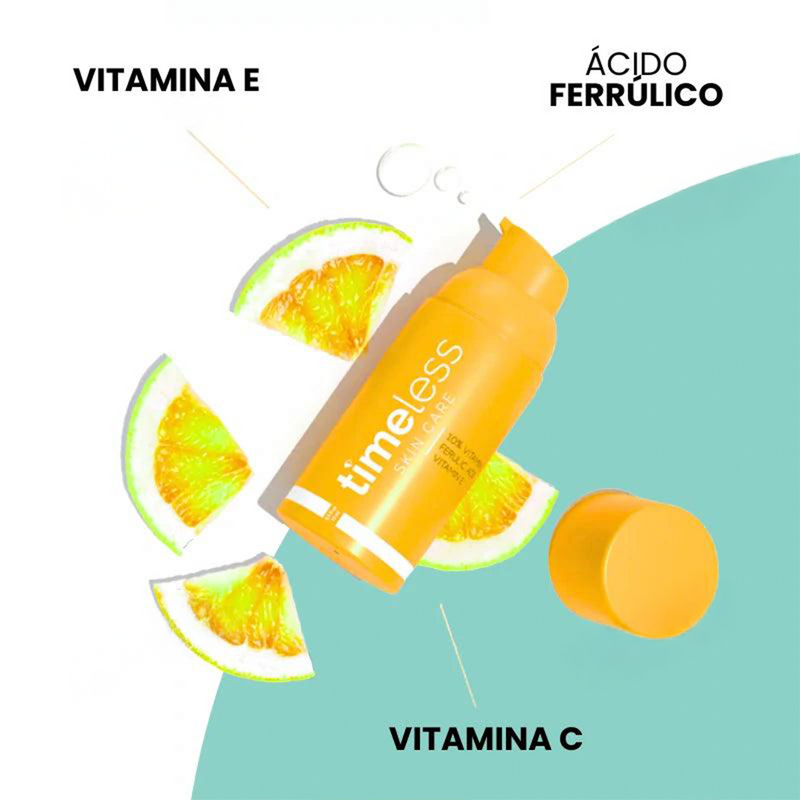 Sérum Clareador com Vitamina C 20% e Ácido Ferúlico