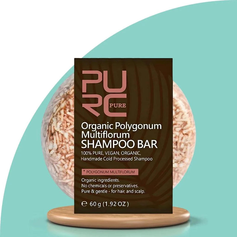 Shampoo Escurecedor de Cabelos: PurcBrown com Polygonum Multiflorum