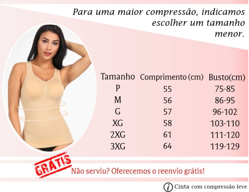 Regata Modeladora de Compressão Corporal - Stay Fabulous