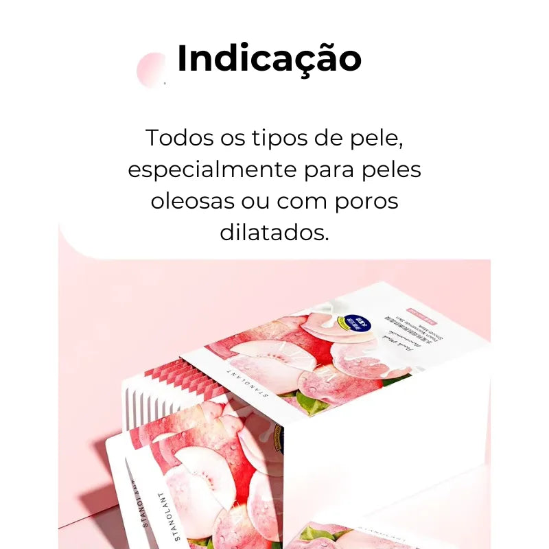 Máscara Facial Coreana Hidratação e Controle da Oleosidade - 30 Peças