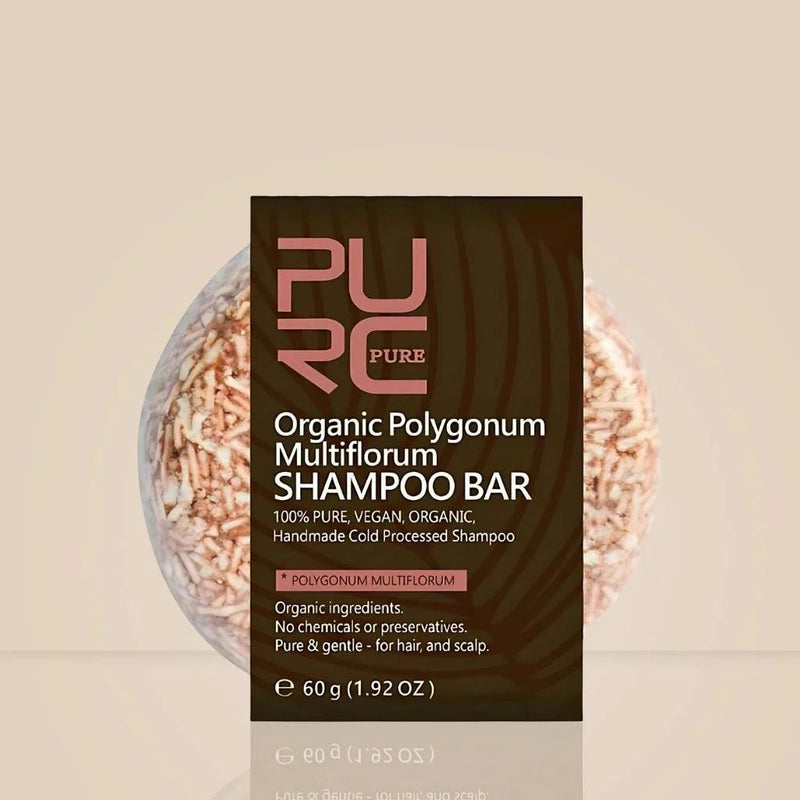 Shampoo Escurecedor de Cabelos: PurcBrown com Polygonum Multiflorum