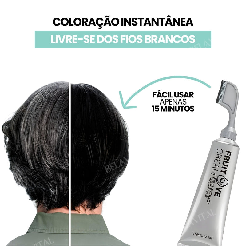 NaturiColor: Tinta de Cabelo Sem Amônia + Pente de Brinde